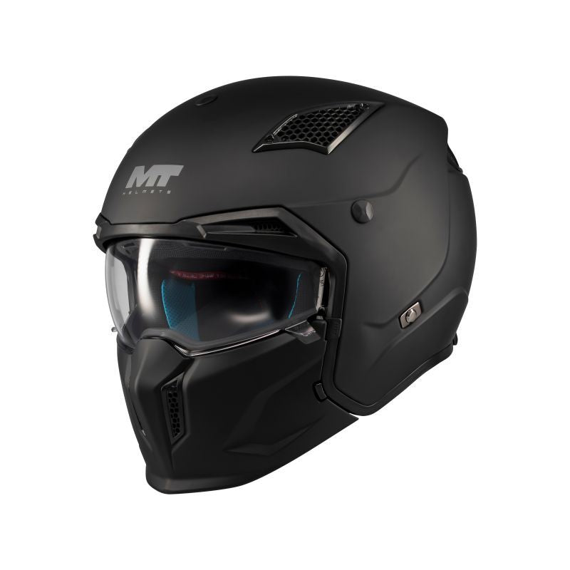 Casque jet MT HELMETS STREETFIGHTER SV S - PURE - Noir