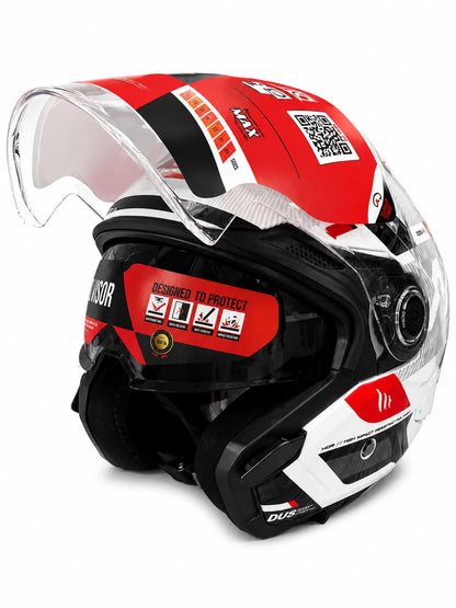 CASQUE MT COSMO BLANC