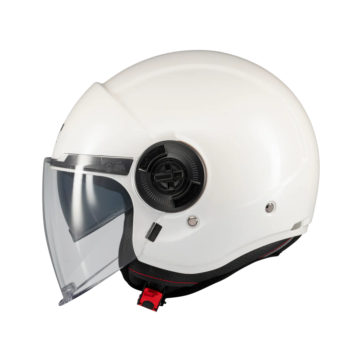 CASQUE MT VIALE BLANC + VISIÈRE FUMÉE