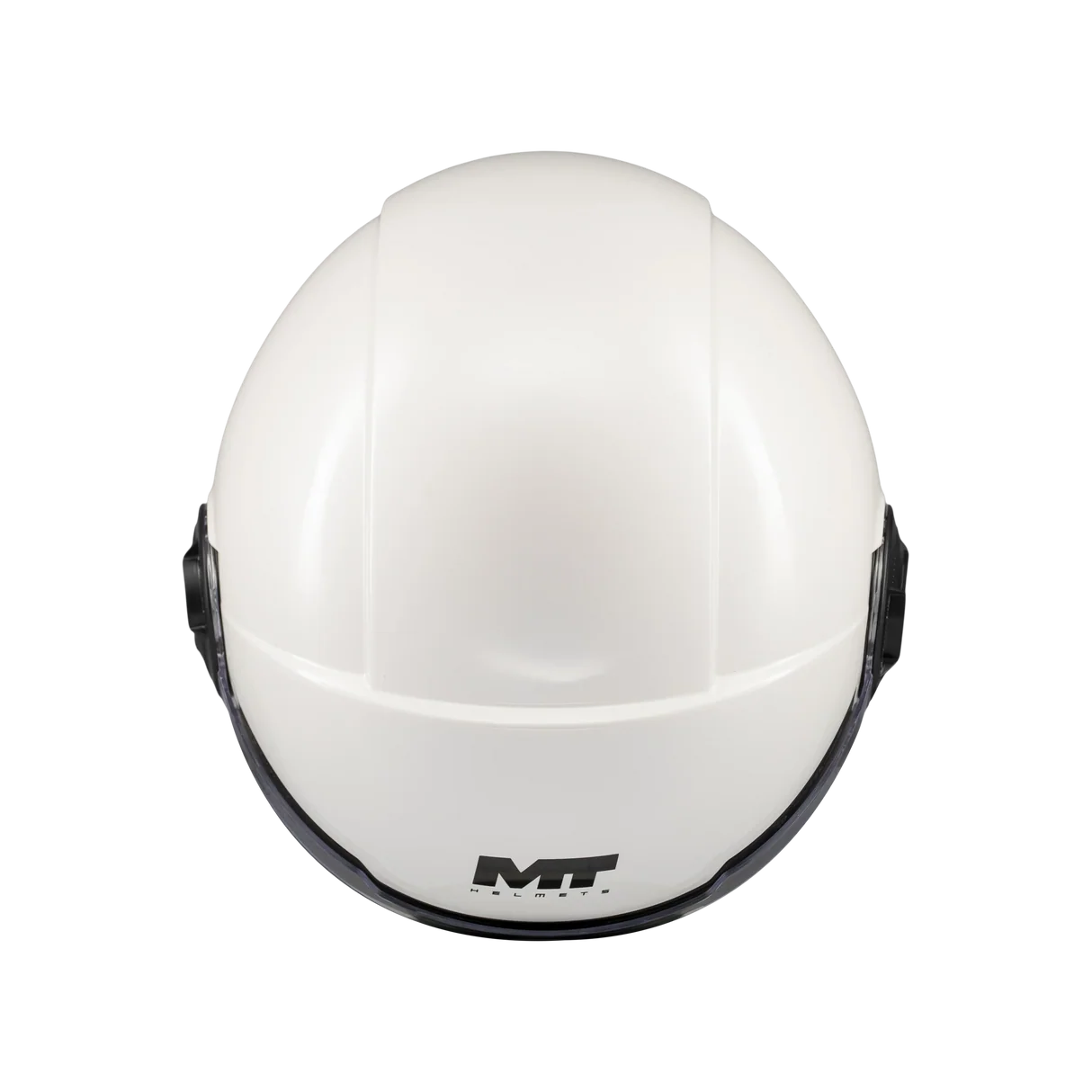 CASQUE MT VIALE BLANC + VISIÈRE FUMÉE