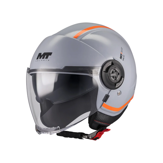 CASQUE MT VIALE savoureux + VISIÈRE FUMÉE
