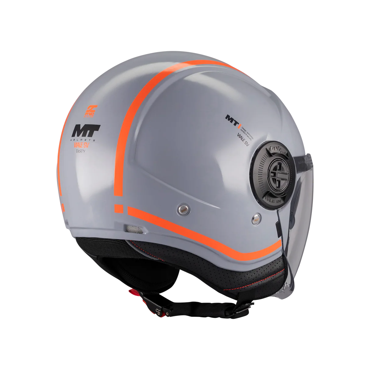 CASQUE MT VIALE savoureux + VISIÈRE FUMÉE
