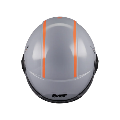 CASQUE MT VIALE savoureux + VISIÈRE FUMÉE