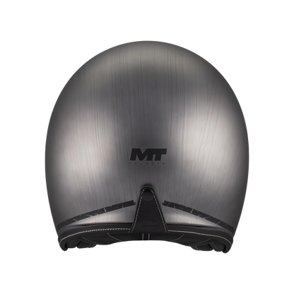 CASQUE MT LEMANS brossé + VISIÈRE FUMÉE