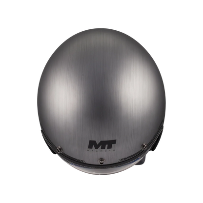 CASQUE MT LEMANS brossé + VISIÈRE FUMÉE