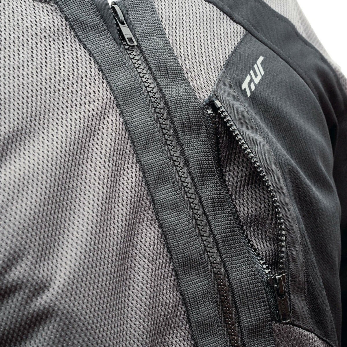 Veste T.UR Atlas Anthracite Noir Rouge