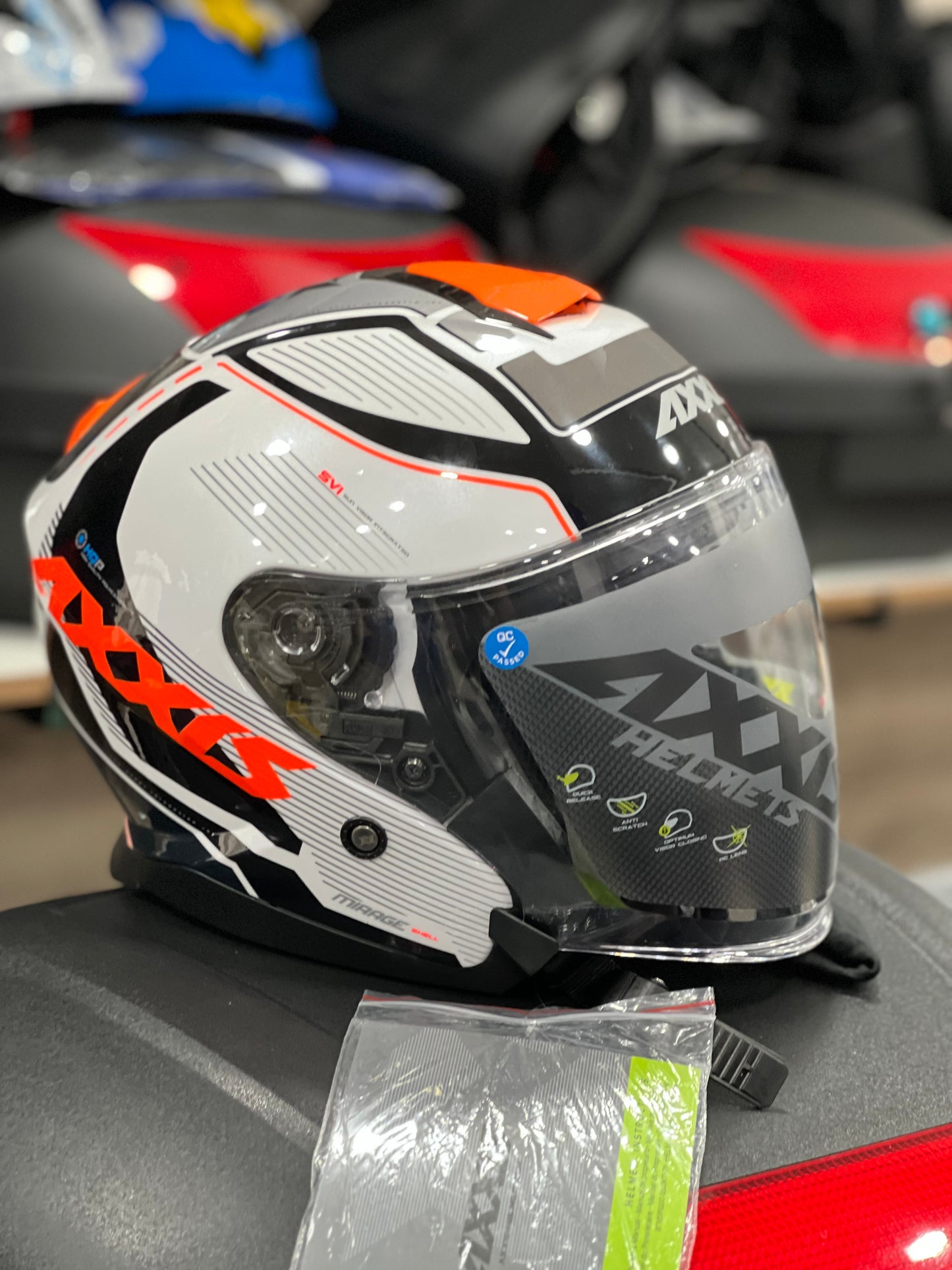 Casque jet Axxis Mirage SV Trend 