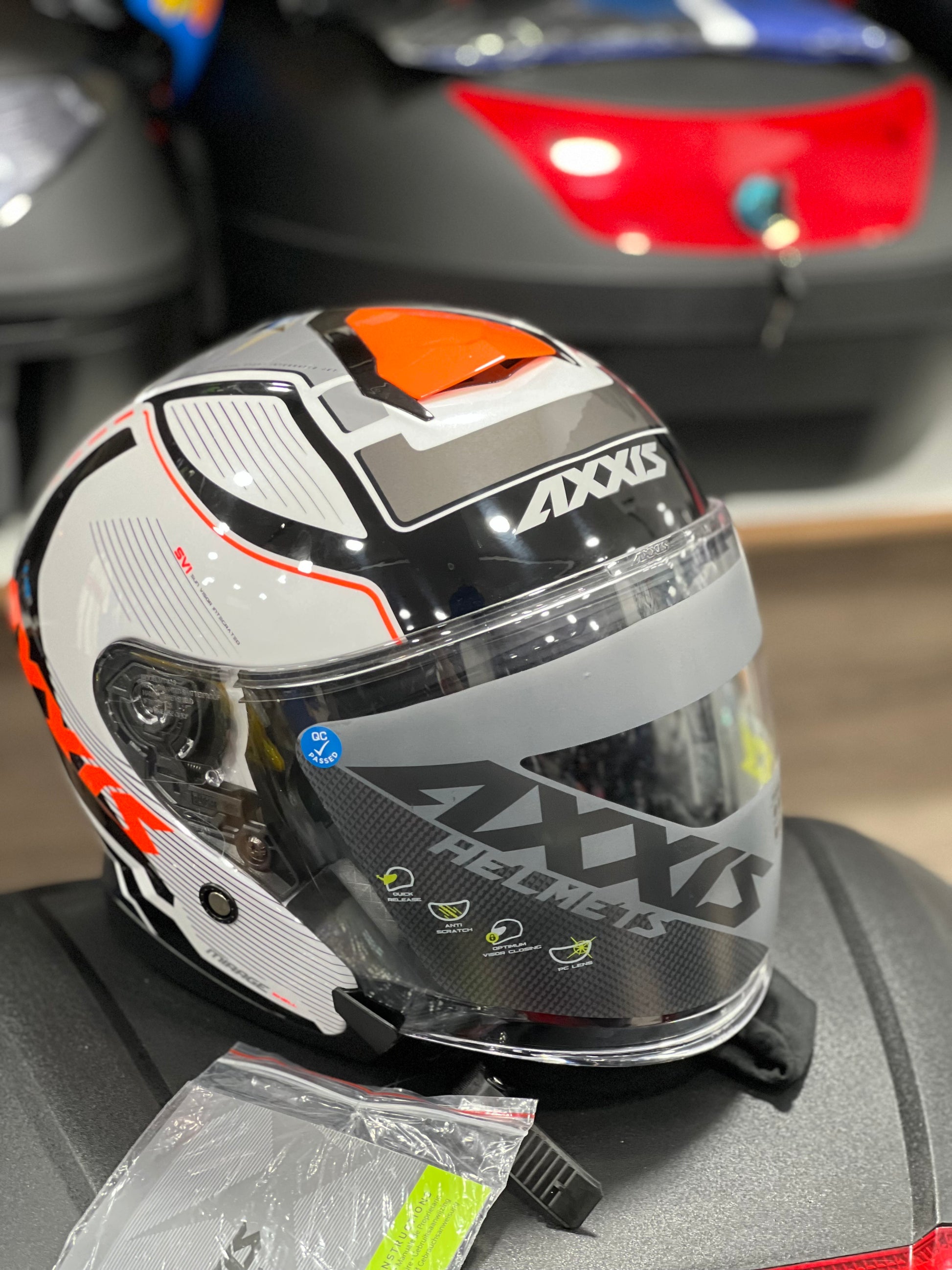 Casque jet Axxis Mirage SV Trend 