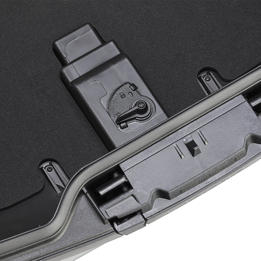 Top case GIVI  V58 MAXIA5 TECH, noir avec un catadioptre transparent et quatre capots peints en couleur gris métal