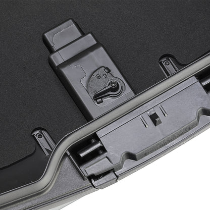 Top case GIVI  V58 MAXIA5 TECH, noir avec un catadioptre transparent et quatre capots peints en couleur gris métal