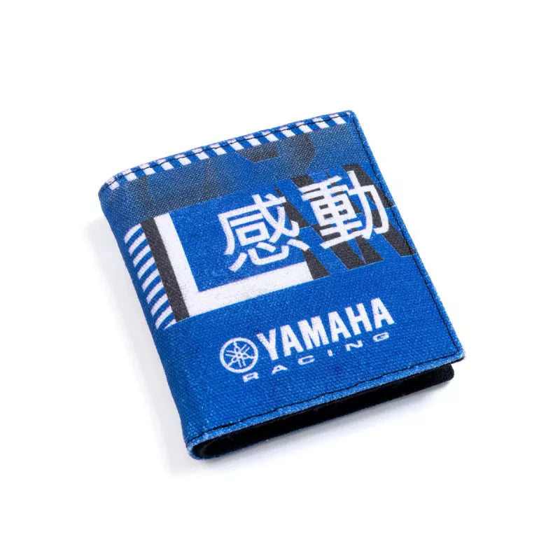 PORTE-FEUILLE YAMAHA PADDOCK BLEU CANVAS