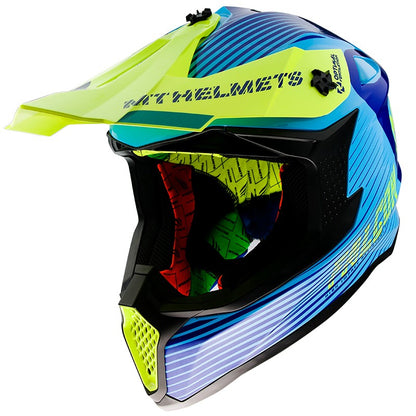 CASQUE MT FALCON SYSTEM C3 JEAUNE FLUO