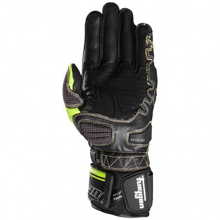 GANTS FURYGAN STYG2.0 X KEVLAR GANT NOIR JAUNE FLUO BLANC