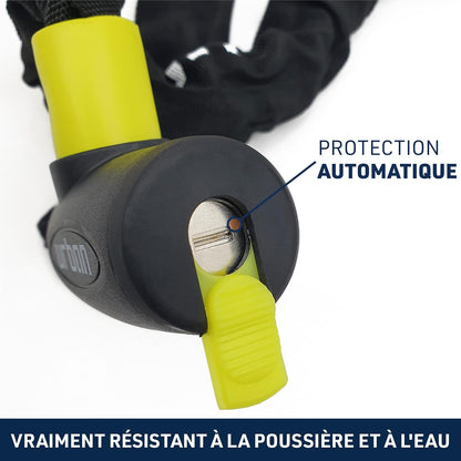 URBAN SECURITY XK170 Chaine Antivol  en Acier Trempé 170cm  ø8mm,