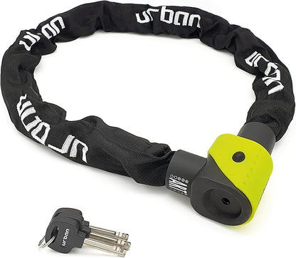 URBAN SECURITY  10K120 Chaine Antivol en Acier Trempé ø10mm, Cadenas à Chaîne Haute