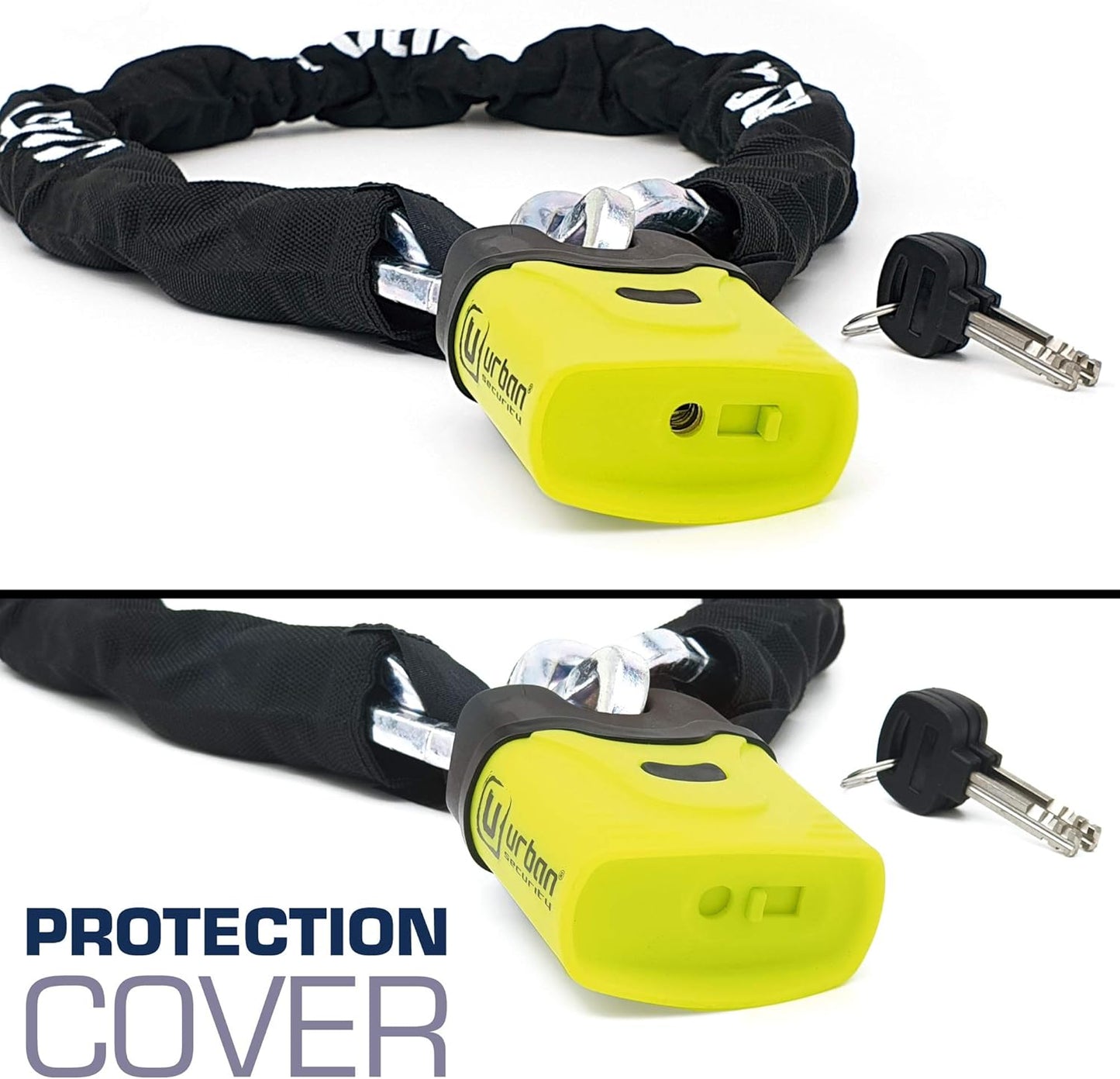 URBAN SECURITY  U4K120 Antivol Moto Chaîne  en Acier Trempé ø10