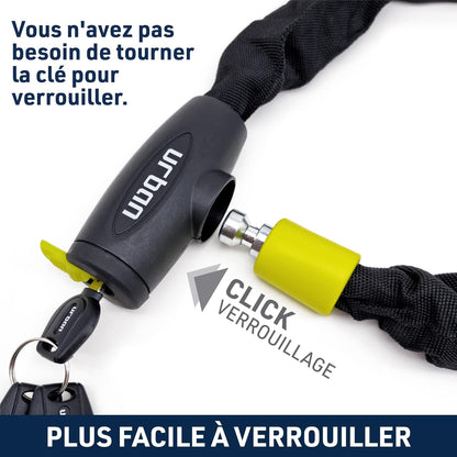 URBAN SECURITY Chaîne Antivol URBAN XK ø8mm 120cm