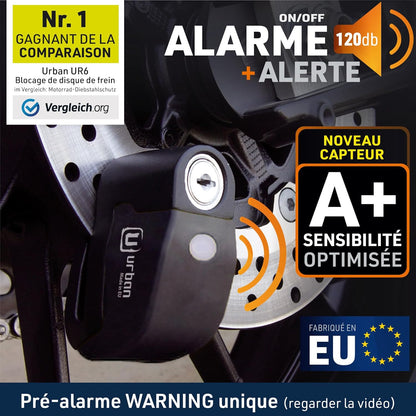 BLOC DISQUE ALARME URBAN SECURITY UR6B