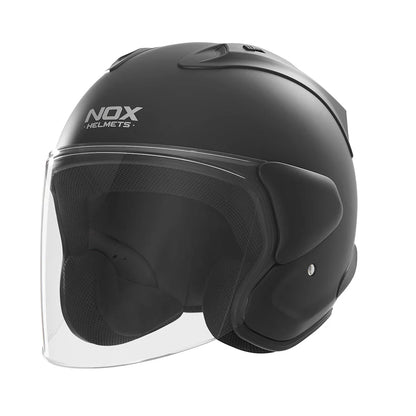 NOX CASQUE JET N 220S NOIR MAT