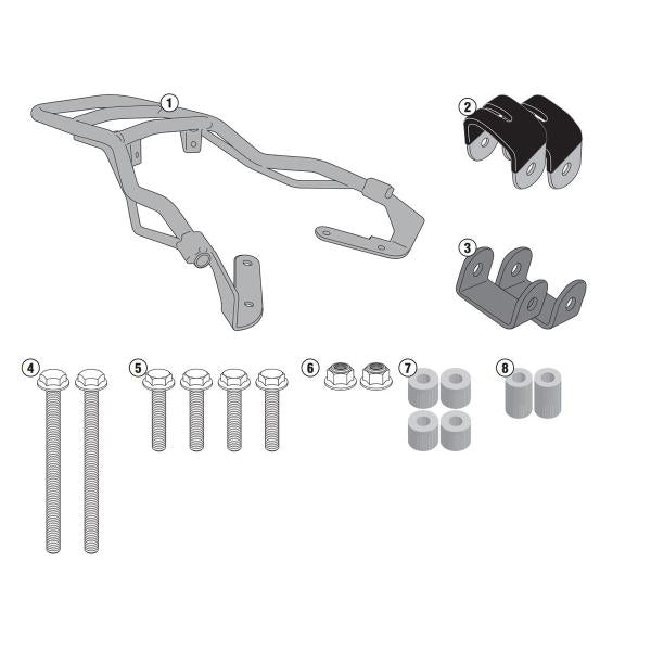 SUPPORT TOP CASE YAMAHA NMAX125-155 2015-2020