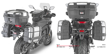 SUPPORT VALISE GIVI YAMAHA > tracer 9 / tracer 9 gt / tracer 9 gt+ (21 > 24)