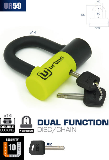 Urban Security Mini U-Lock UR59