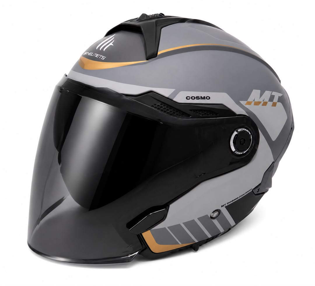 CASQUE MT COSMO GRIS