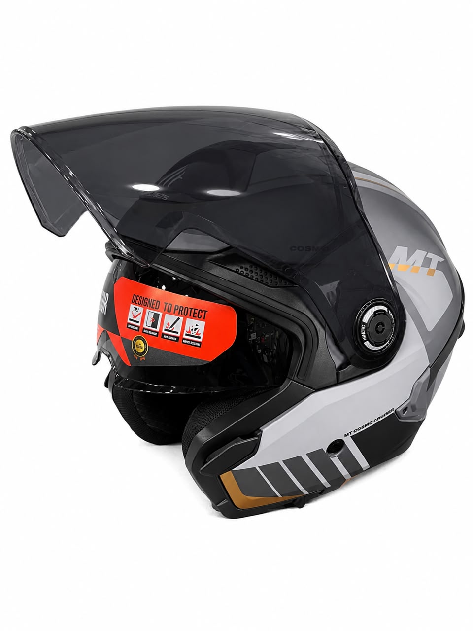 CASQUE MT COSMO GRIS