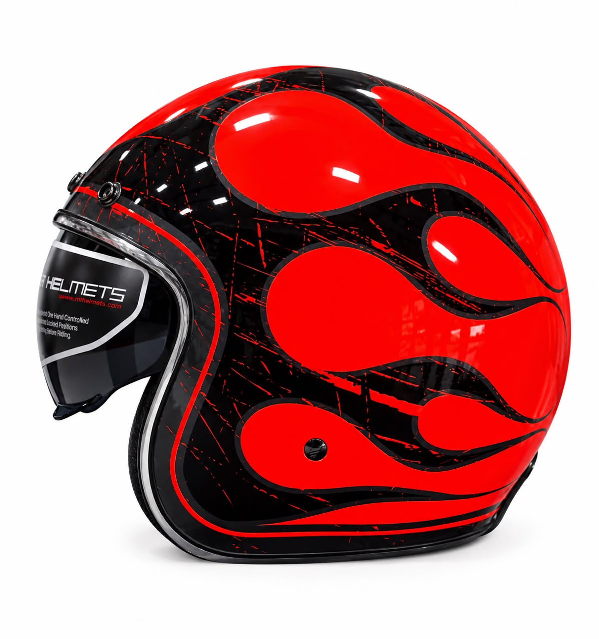CASQUE MT LEMANS + VISIÈRE FUMÉE