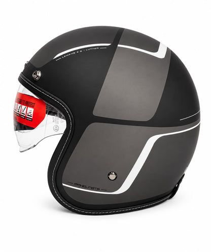 CASQUE MT LEMANS + VISIÈRE FUMÉE