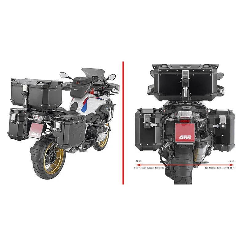 SUPPORT VALISE LATÉRALE GIVI BMW R1250 GS