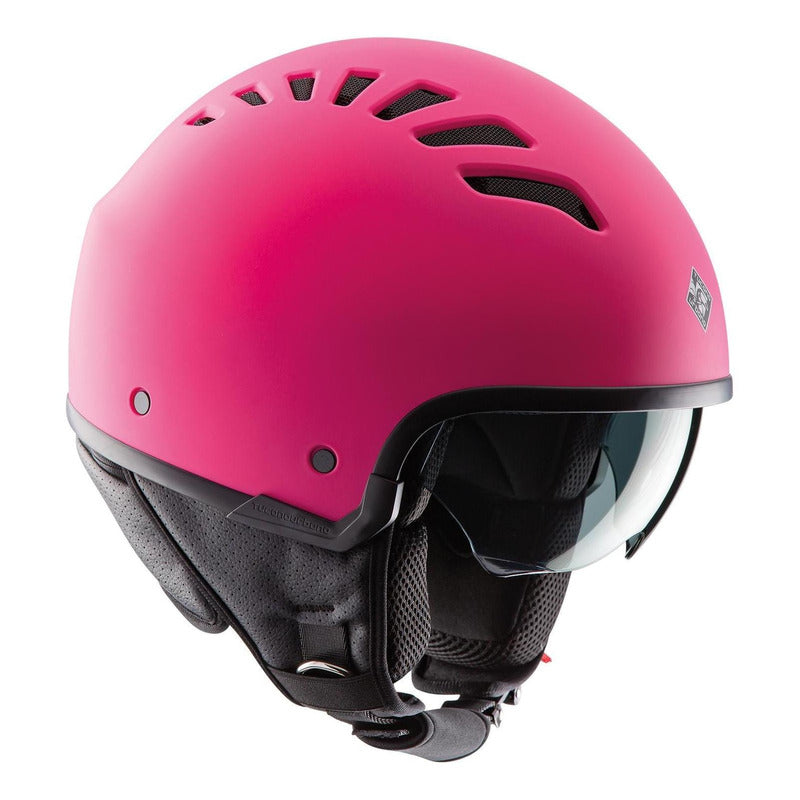 Casque demi-jet Tucano Urbano El’Fresh fuchsia mat femme
