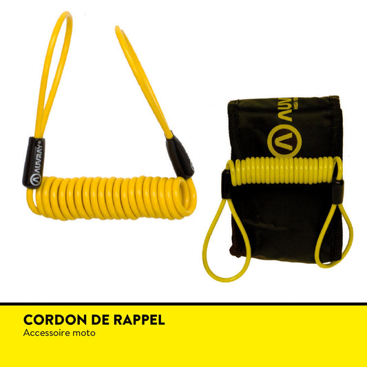 cordon de rappel avec sacoche pour bloc disque 