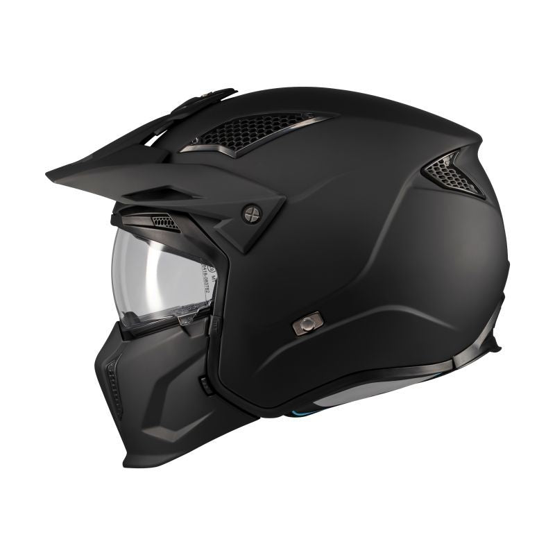 Casque jet MT HELMETS STREETFIGHTER SV S - PURE - Noir