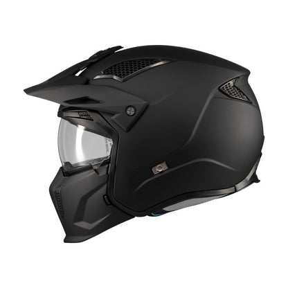Casque jet MT HELMETS STREETFIGHTER SV S - PURE - Noir