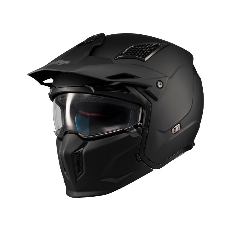 Casque jet MT HELMETS STREETFIGHTER SV S - PURE - Noir