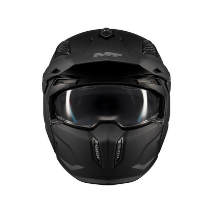 Casque jet MT HELMETS STREETFIGHTER SV S - PURE - Noir