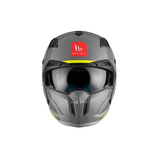 MT   HELMET   STREETFIGHTER   SV   S   Solid   A22   Gloss   Grey