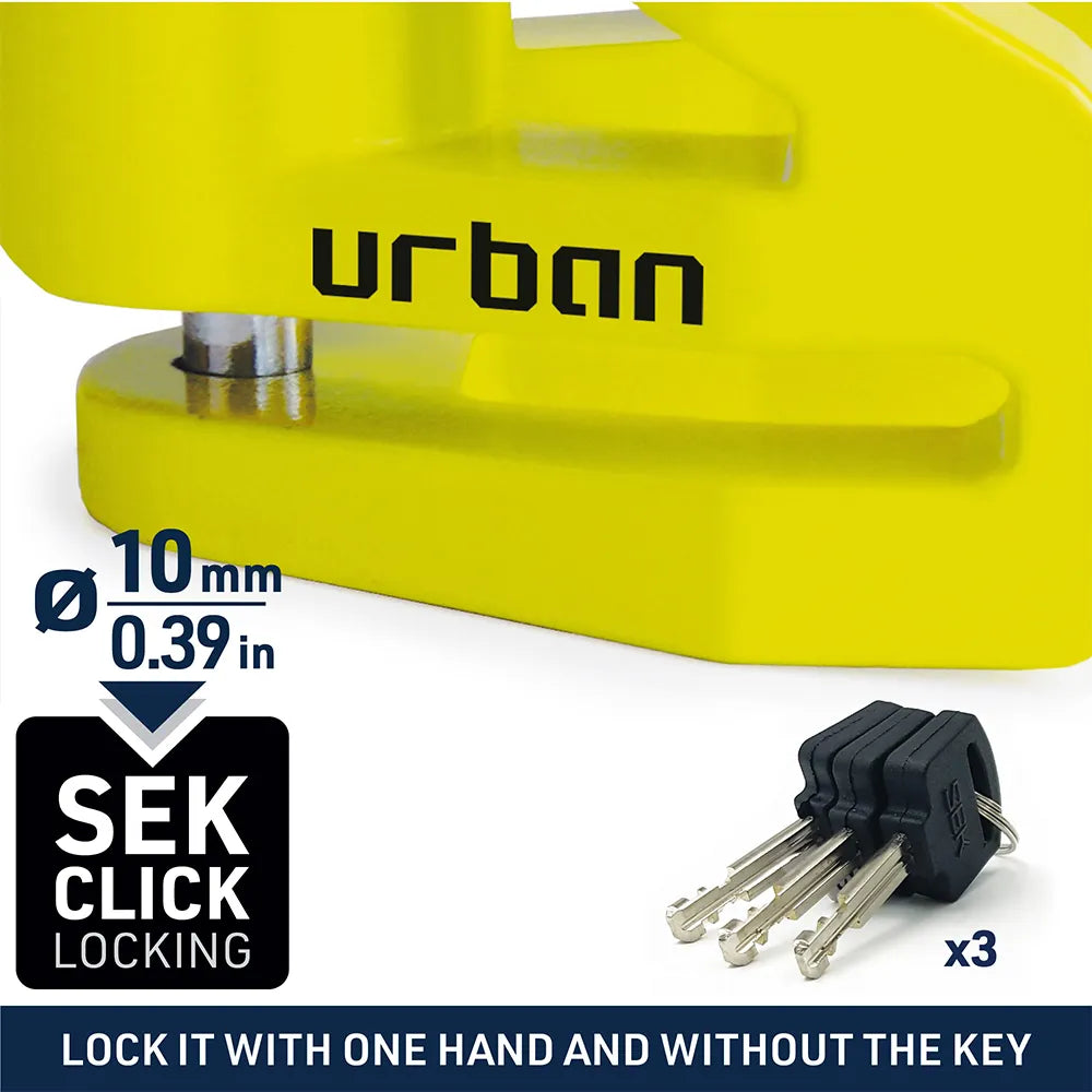 BLOC DISQUE URBAN SECURITY UR206Y -AVEC CORDON-